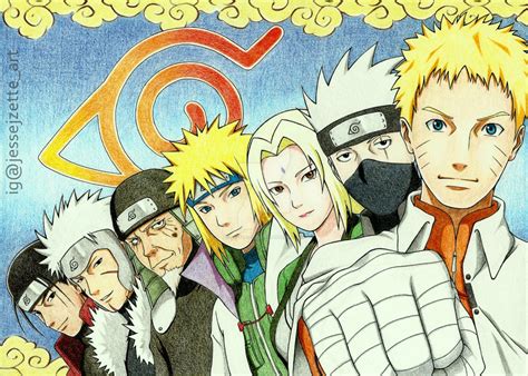 leaf village hokages